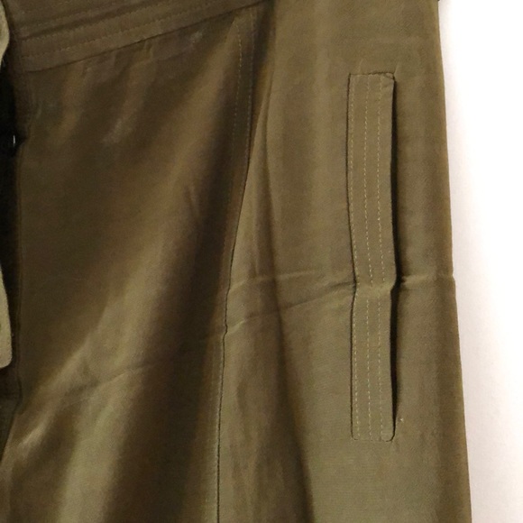 LOFT Silky button-front midi skirt -12 - Picture 3 of 3